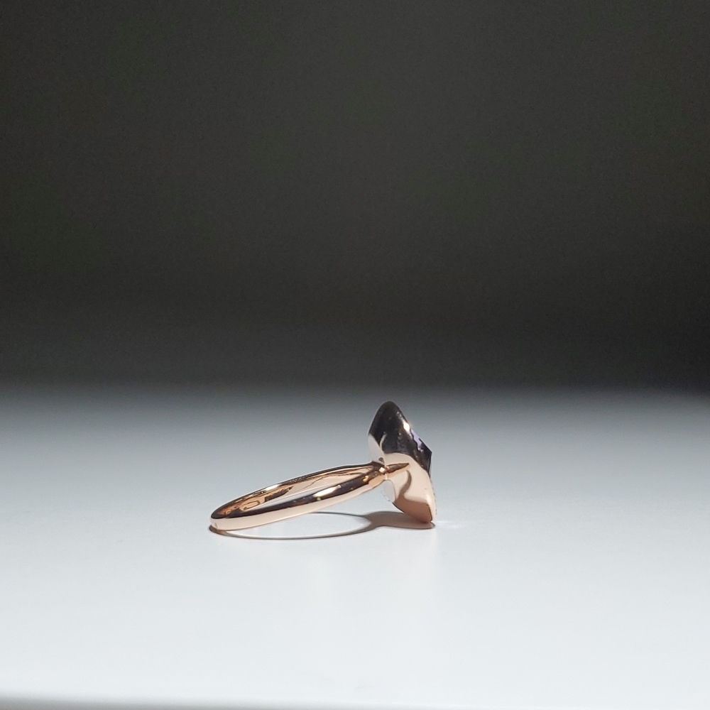 Ted Baker Rada Lilac Crystal Rivoli Ring - Picture 3 of 4
